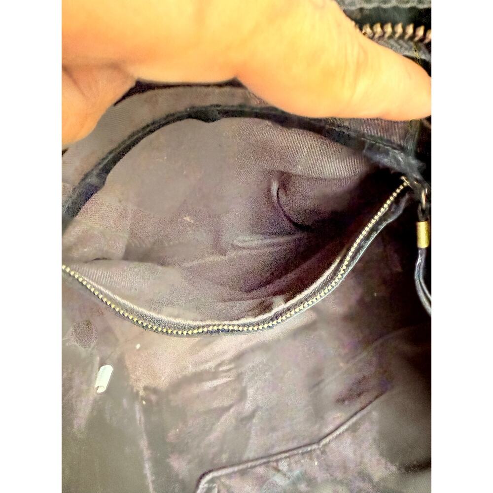 Madewell Black Leather Transport Tote Bag Crossbody Shoulder Purse - Picture 6 of 16